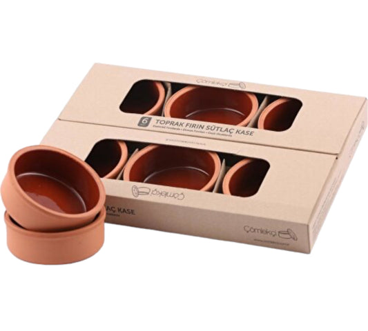 6er Auflaufform aus Ton