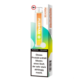 Flerbar 600 Einweg E-Zigarette 20 mg - Peach Ice