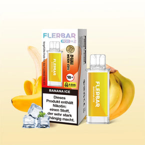 Flerbar 2x600 Einweg Pod E-Zigarette 2 ml - Banana Ice