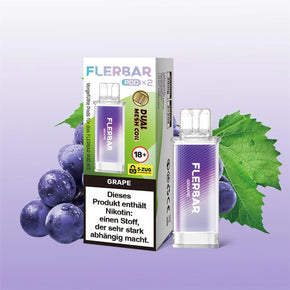 Flerbar 2x600 Einweg Pod E-Zigarette 2 ml - Grape