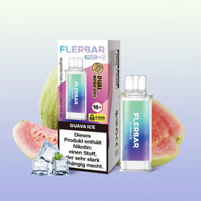 Flerbar 2x600 Einweg Pod E-Zigarette 2 ml - Guava Ice