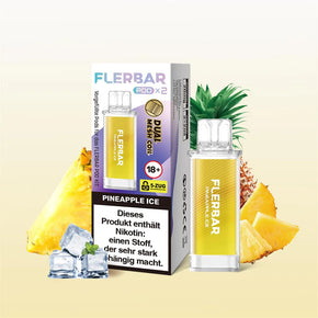 Flerbar 2x600 Einweg Pod E-Zigarette 2 ml - Pineapple Ice