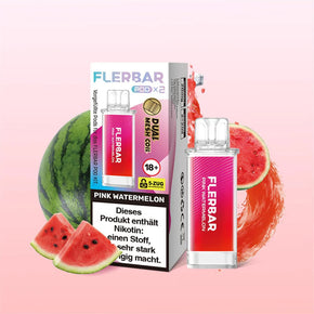 Flerbar 2x600 Einweg Pod E-Zigarette 2 ml - Pink Watermelon