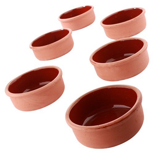 6er Auflaufform aus Ton