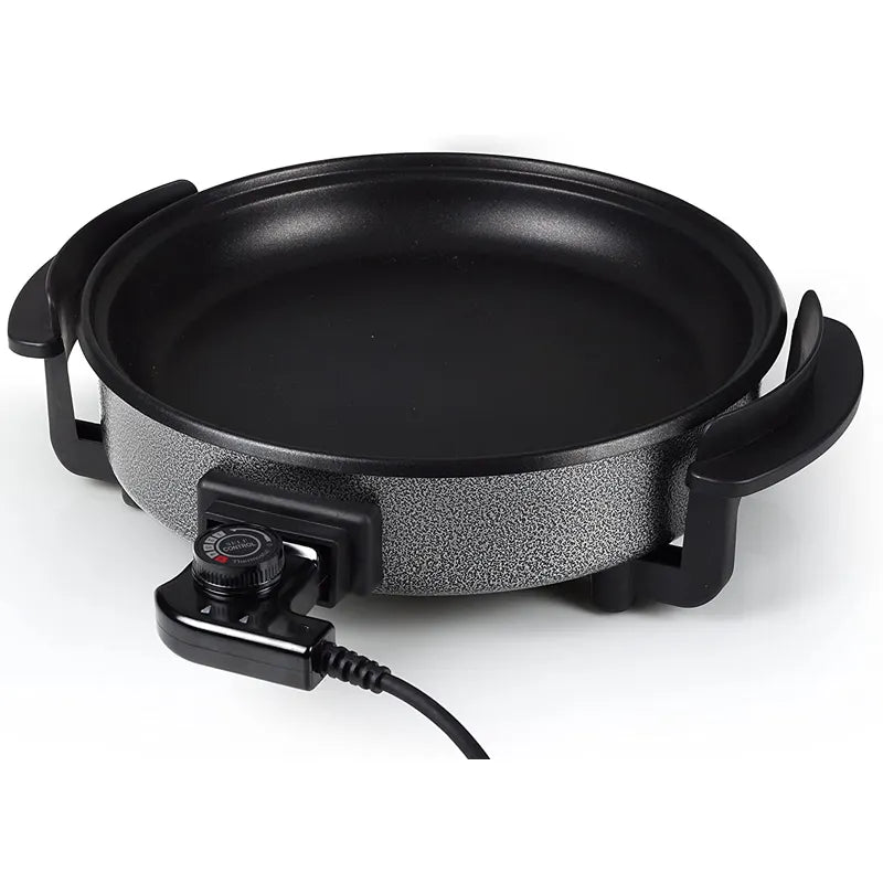 Elektrisch Pfanne mit Glasdeckel 32cm x 5cm
