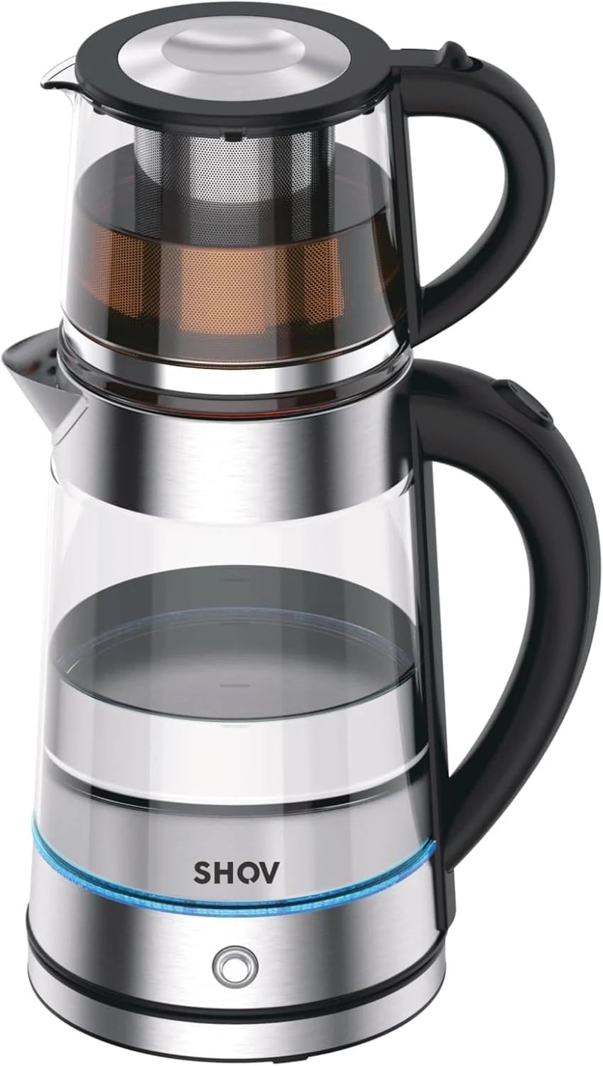 Elektrischer Teekocher aus Glas