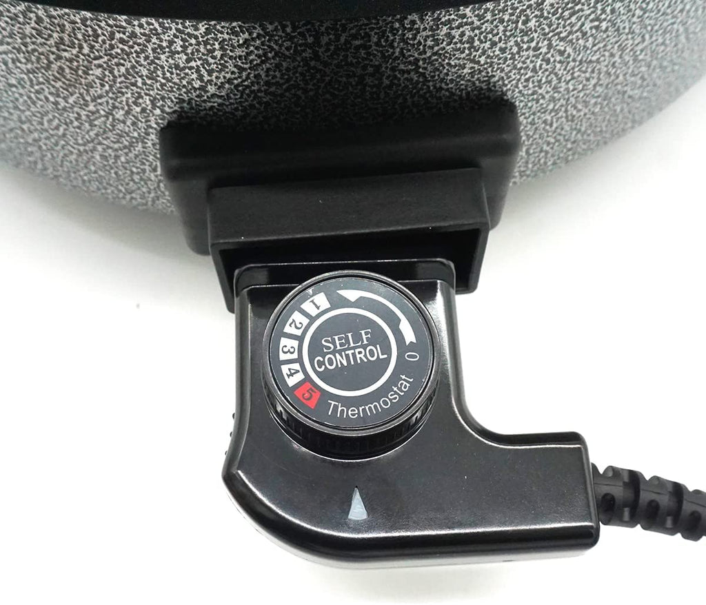 Elektrisch Pfanne mit Glasdeckel 36cm x 7cm